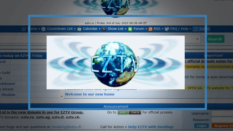 EZTV Proxy list Unblocked EZTV Proxy Sites 2023