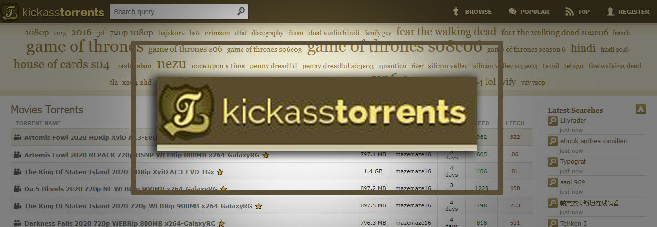 kickass Proxy List Unblock kickass Proxy sites Torrents {100% Working}